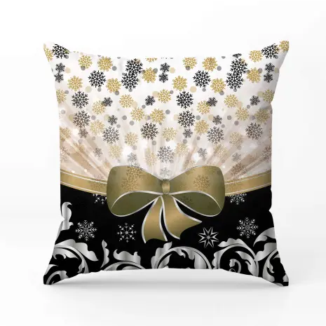 Декоративна възглавница с коледни мотиви - 2377 - Декоративна възглавница с коледни мотиви - 2377