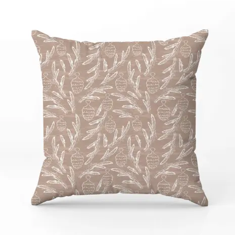 Декоративна възглавница с коледни мотиви - 2380 - Декоративна възглавница с коледни мотиви - 2380