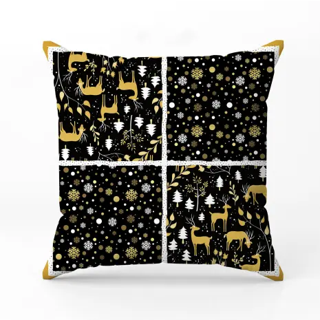 Декоративна възглавница с коледни мотиви - 2388 - Декоративна възглавница с коледни мотиви - 2388