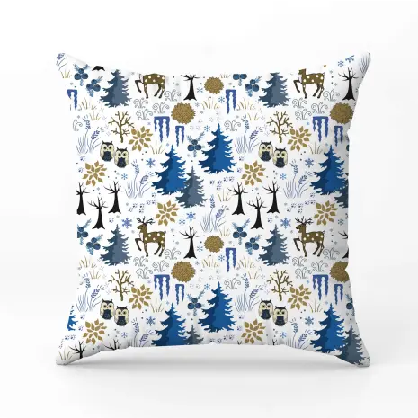 Декоративна възглавница с коледни мотиви - 2389 - Декоративна възглавница с коледни мотиви - 2389