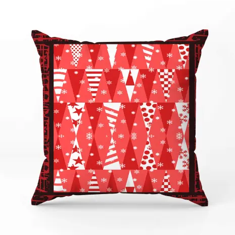 Декоративна възглавница с коледни мотиви - 2391 - Декоративна възглавница с коледни мотиви - 2391