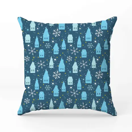 Декоративна възглавница с коледни мотиви - 2393 - Декоративна възглавница с коледни мотиви - 2393