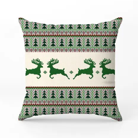 Декоративна възглавница с коледни мотиви - 2397 - Декоративна възглавница с коледни мотиви - 2397