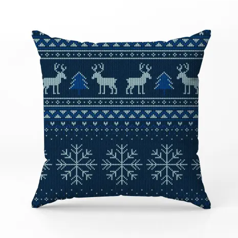 Декоративна възглавница с коледни мотиви - 2398 - Декоративна възглавница с коледни мотиви - 2398