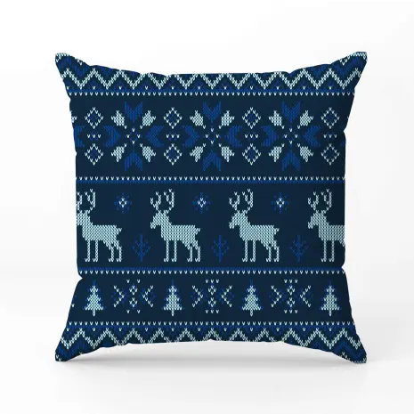 Декоративна възглавница с коледни мотиви - 2399 - Декоративна възглавница с коледни мотиви - 2399