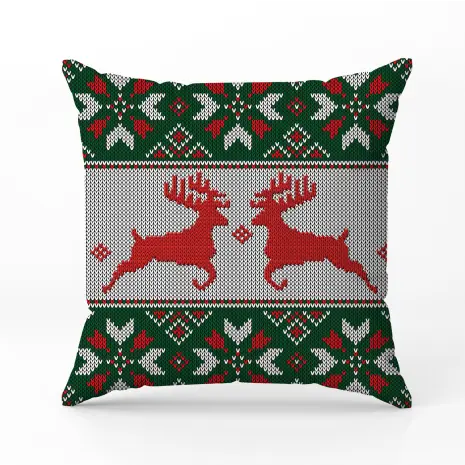 Декоративна възглавница с коледни мотиви - 23995 - Декоративна възглавница с коледни мотиви - 23995