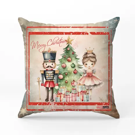 Декоративна възглавница с коледни мотиви - 4416 - Декоративна възглавница с коледни мотиви - 4416
