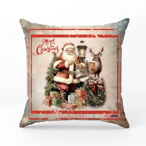Декоративна възглавница с коледни мотиви - 4444 - Декоративна възглавница с коледни мотиви - 4444