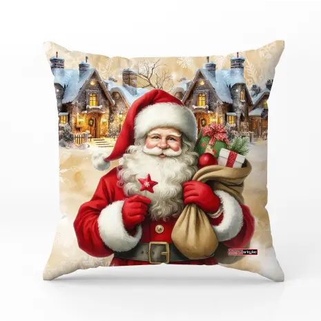 Декоративна възглавница с коледни мотиви - 5366