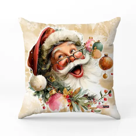 Декоративна възглавница с коледни мотиви - 5367 - Декоративна възглавница с коледни мотиви - 5367