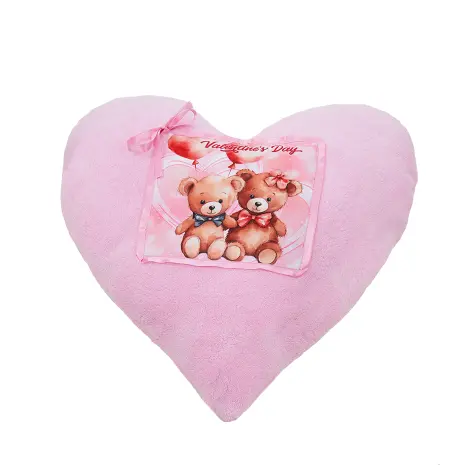 Декоративна възглавница сърце -розова - Свети Валентин