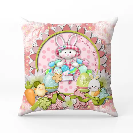Декоративна възглавница - Великденски мотиви - 5073 - Декоративна възглавница - Великденски мотиви - 5073