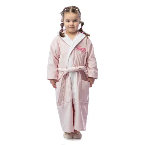 Детски халат лукс - цвят розов - Детски халат лукс - цвят розов