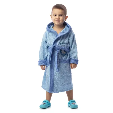 Детски халат Вивиен - Светло синьо - Детски халат Вивиен - Светло синьо