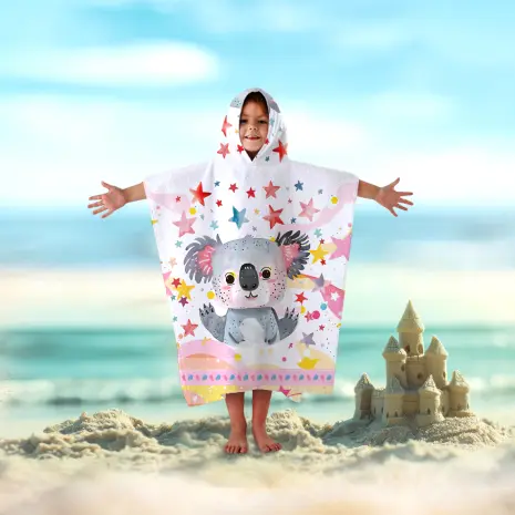 Детско хавлиено пончо - 5047 - Детско хавлиено пончо - 5047