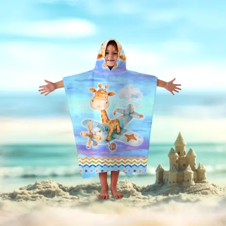 Детско хавлиено пончо - 5050 - Детско хавлиено пончо - 5050