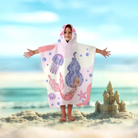 Детско хавлиено пончо - 5060 - Детско хавлиено пончо - 5060