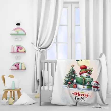 ДЕТСКО ПОЛАРЕНО ОДЕЯЛО С КОЛЕДНИ МОТИВИ 4456 - ДЕТСКО ПОЛАРЕНО ОДЕЯЛО С КОЛЕДНИ МОТИВИ 4456