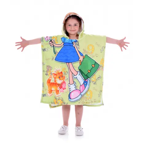 Детско пончо - Малка ученичка - Детско пончо - Малка ученичка