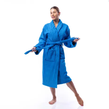 Халат Едноцветен Шал Яка - Парламент - дамски - Халат Едноцветен Шал Яка - Парламент - дамски