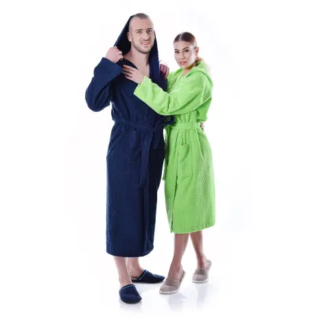 Халат Маер - Тъмно синьо - мъжки - Халат Маер - Тъмно синьо - мъжки