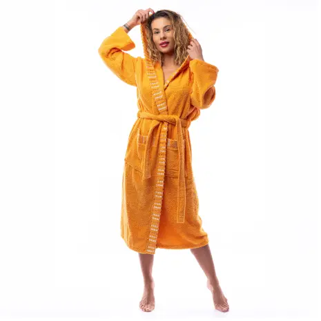 Халат Вивиен - Пъпеш - дамски - Халат Вивиен - Пъпеш - дамски