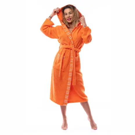 Халат Вивиен - Портокал - дамски - Халат Вивиен - Портокал - дамски
