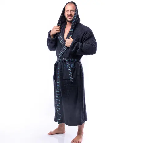 Халат Вивиен - Тъмно син - мъжки - Халат Вивиен - Тъмно син - мъжки