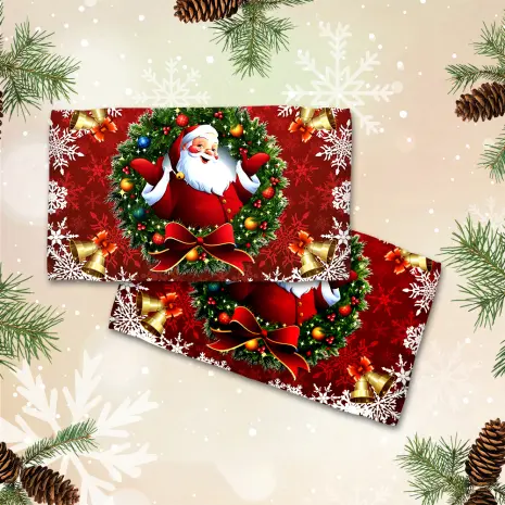 Хавлиена кърпа с коледни мотиви - 3045 - Хавлиена кърпа с коледни мотиви - 3045