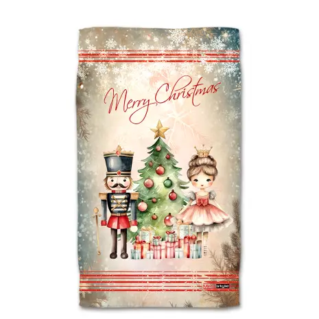Хавлиена кърпа с коледни мотиви - 4424 - Хавлиена кърпа с коледни мотиви - 4424
