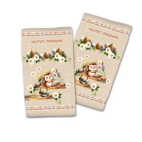 Хавлиена кърпа с Великденски мотиви - 4052 - Хавлиена кърпа с Великденски мотиви - 4052
