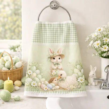 Хавлиена кърпа с Великденски мотиви - 5449
