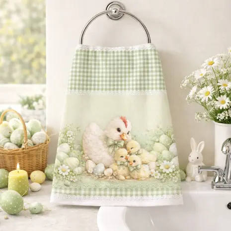 Хавлиена кърпа с Великденски мотиви - 5450