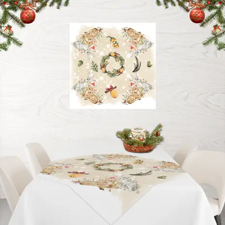 Каре с коледни мотиви - 2214 - Каре с коледни мотиви - 2214