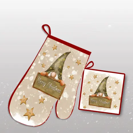 Комплект ръкохватки с коледни мотиви - 2235 - Комплект ръкохватки с коледни мотиви - 2235