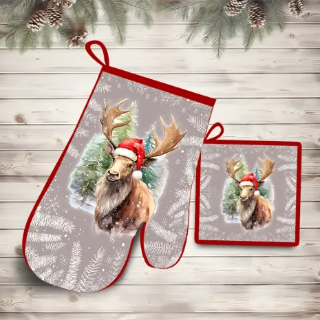 Комплект ръкохватки с коледни мотиви - 3002 - Комплект ръкохватки с коледни мотиви - 3002