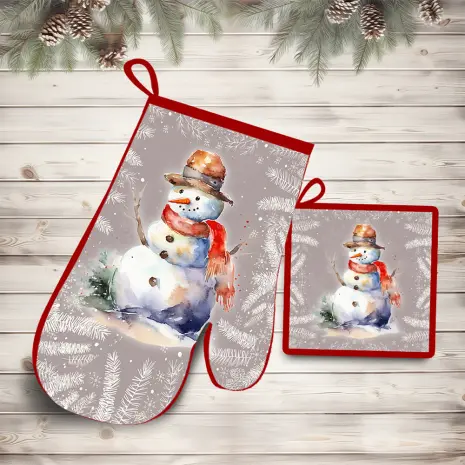 Комплект ръкохватки с коледни мотиви - 3003 - Комплект ръкохватки с коледни мотиви - 3003