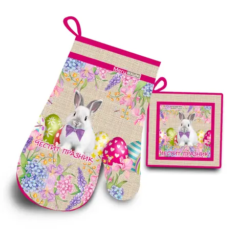 Комплект ръкохватки с великденски мотиви - 4057 - Комплект ръкохватки с великденски мотиви - 4057