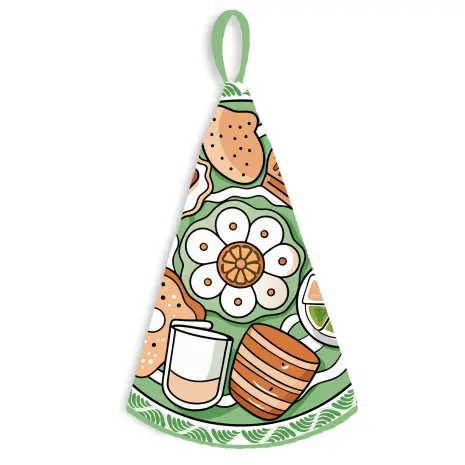 Кръгла хавлиена кърпа 5339 - Кръгла хавлиена кърпа 5339