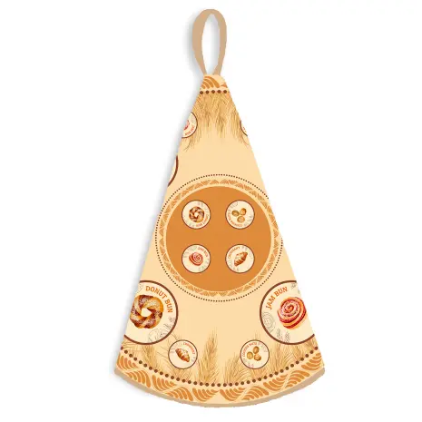 Кръгла хавлиена кърпа 5344 - Кръгла хавлиена кърпа 5344