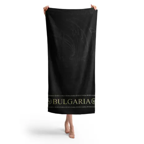 Плажна хавлия Делфин MS - Черен - Плажна хавлия Делфин MS - Черен