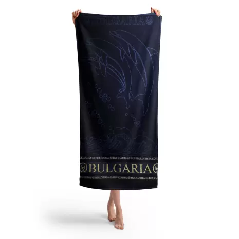 Плажна хавлия Делфин MS - Тъмно Син - Плажна хавлия Делфин MS - Тъмно Син