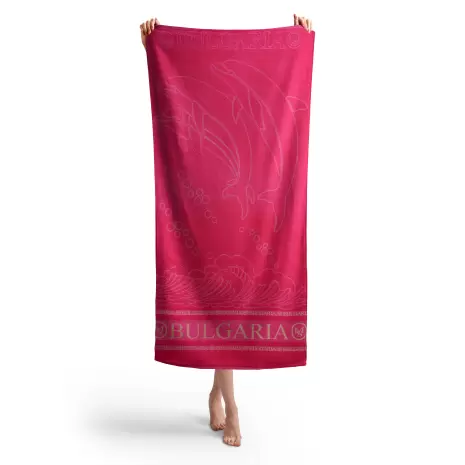 Плажна хавлия Делфин MS - Циклама - Плажна хавлия Делфин MS - Циклама