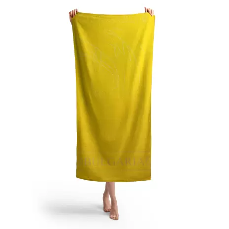 Плажна хавлия Делфин MS - Жълт - Плажна хавлия Делфин MS - Жълт