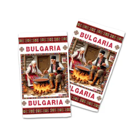 Сувенирна кърпа - Бит, традиции, обичаи 5138 - Сувенирна кърпа - Бит, традиции, обичаи 5138