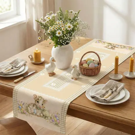 Тишлайфер за маса с великденски мотиви - 5425 - Тишлайфер за маса с великденски мотиви - 5425