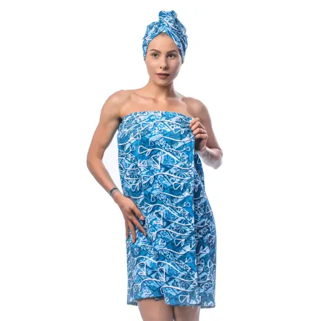 Тюрбан с принт комплект М8 - Тюрбан с принт комплект М8