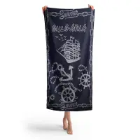 Плажна хавлия Мери-БГ 1205 - Плажна хавлия Мери-БГ 1205