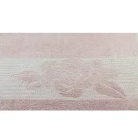 Комплект 4 броя хавлия Цветя - Пепел - 1051 | Комплект 4 броя хавлия Цветя - Пепел - 1051