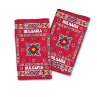 Сувенирна кърпа с Български шевици 4045 - Сувенирна кърпа с Български шевици 4045